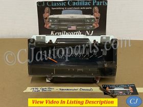 OEM 1974 1975 1976 Cadillac Deville Calais Fleetwood Eldorado DASH INSTRUMENT CLUSTER SPEEDOMETER WITH CIRCUIT BOARD #8987755
